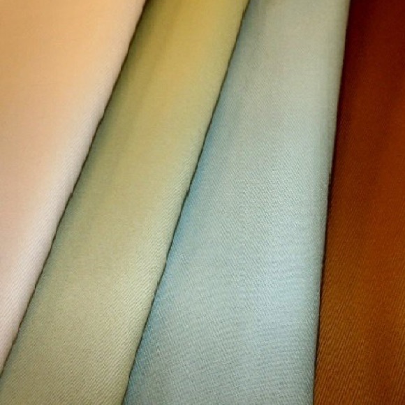 English Hield Wool Twill color Ecru Fabric - Picture 9 of 10